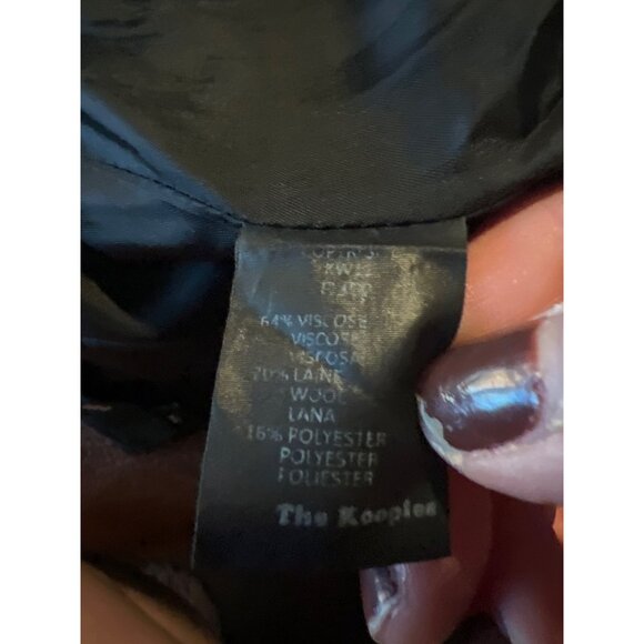 The Kooples Womens Black Layered Mini Skirt Size 34 Wool Blend - Picture 6 of 6